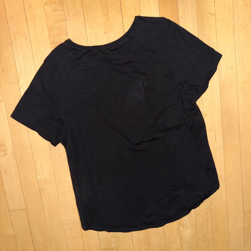Lisa Todd Double Dare hearts black tee, L, CB2521 - Picture 4 of 4